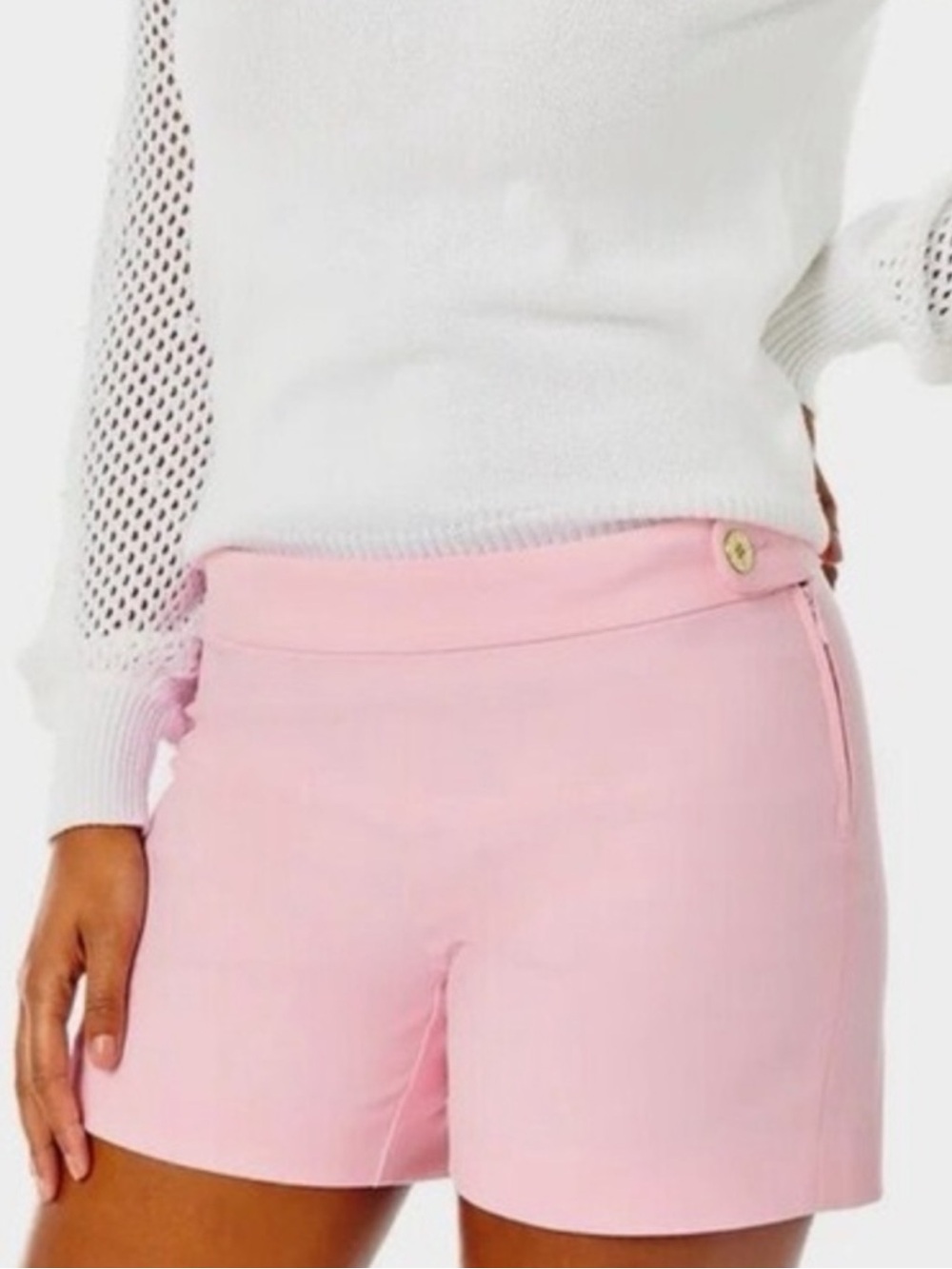 Lilly Pulitzer Alessi Stretch Shorts Pink Blossom🌸💕